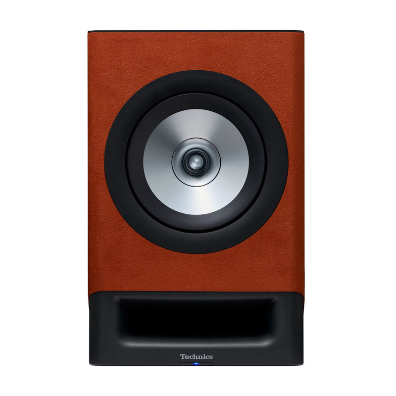 Technics_SC-CX700_Wireless_Speaker_System_ speaker, terracotta front view_Art_et_Son