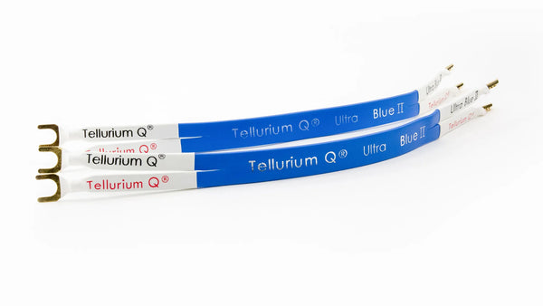 Tellurium Q Ultra Blue II Jumper Cables (Spade to Banana) (pair)