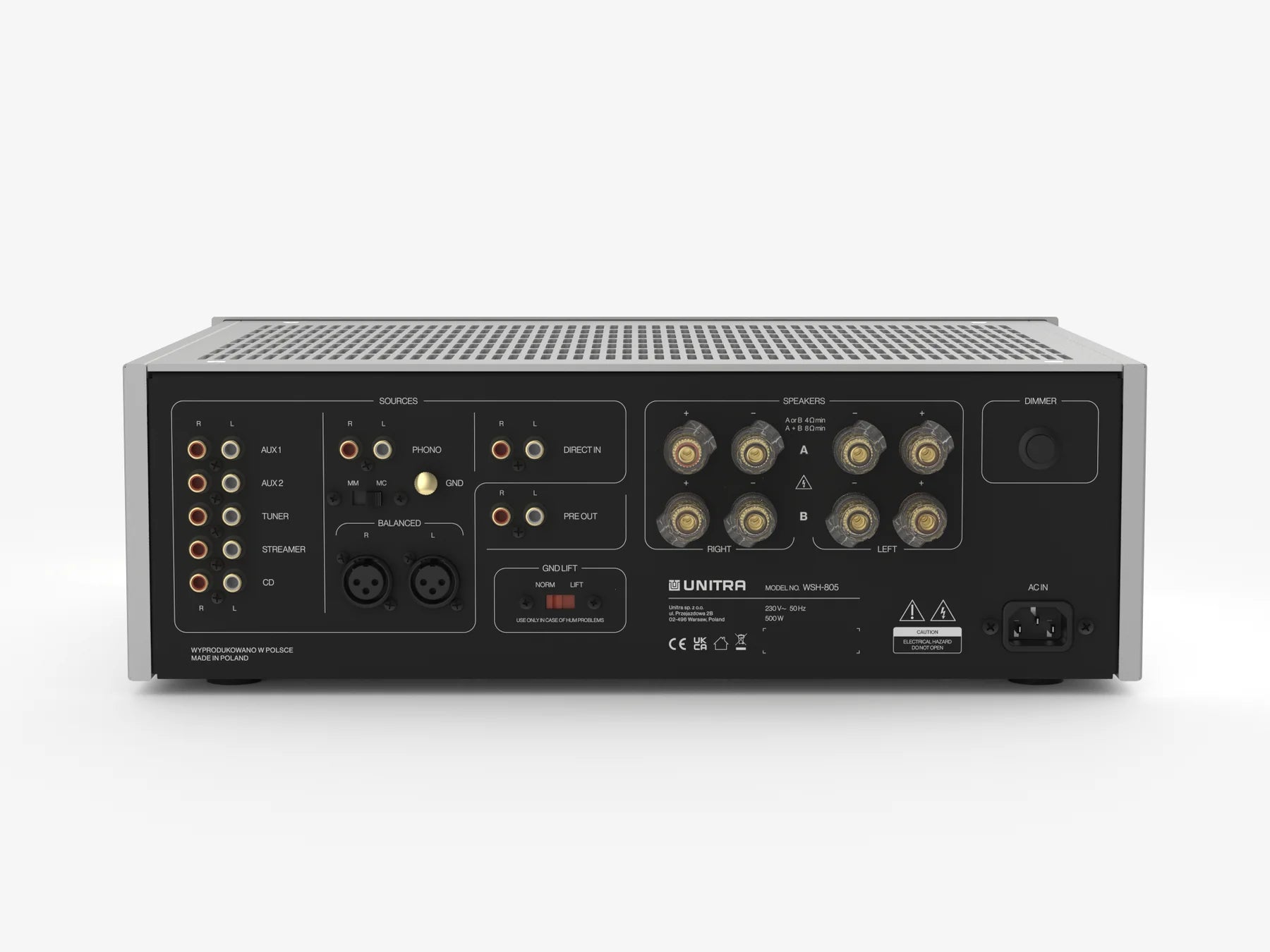 UNITRA-WSH-805-silver-back-Art-et-son