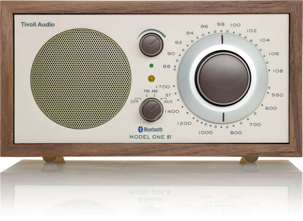 Tivoli Audio Model One Bluetooth AM/FM Radio, Walnut Beige