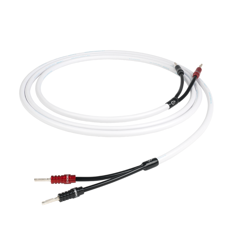 Chord Company C-screenX Speaker Cable terminated with ChordOhmic Banana Plugs