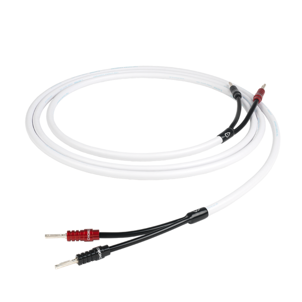 Chord Company C-screenX Speaker Cable terminated with ChordOhmic Banana Plugs