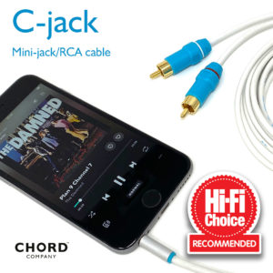 Chord Company C-Jack, Mini-Jack/RCA Interconnexion analogique
