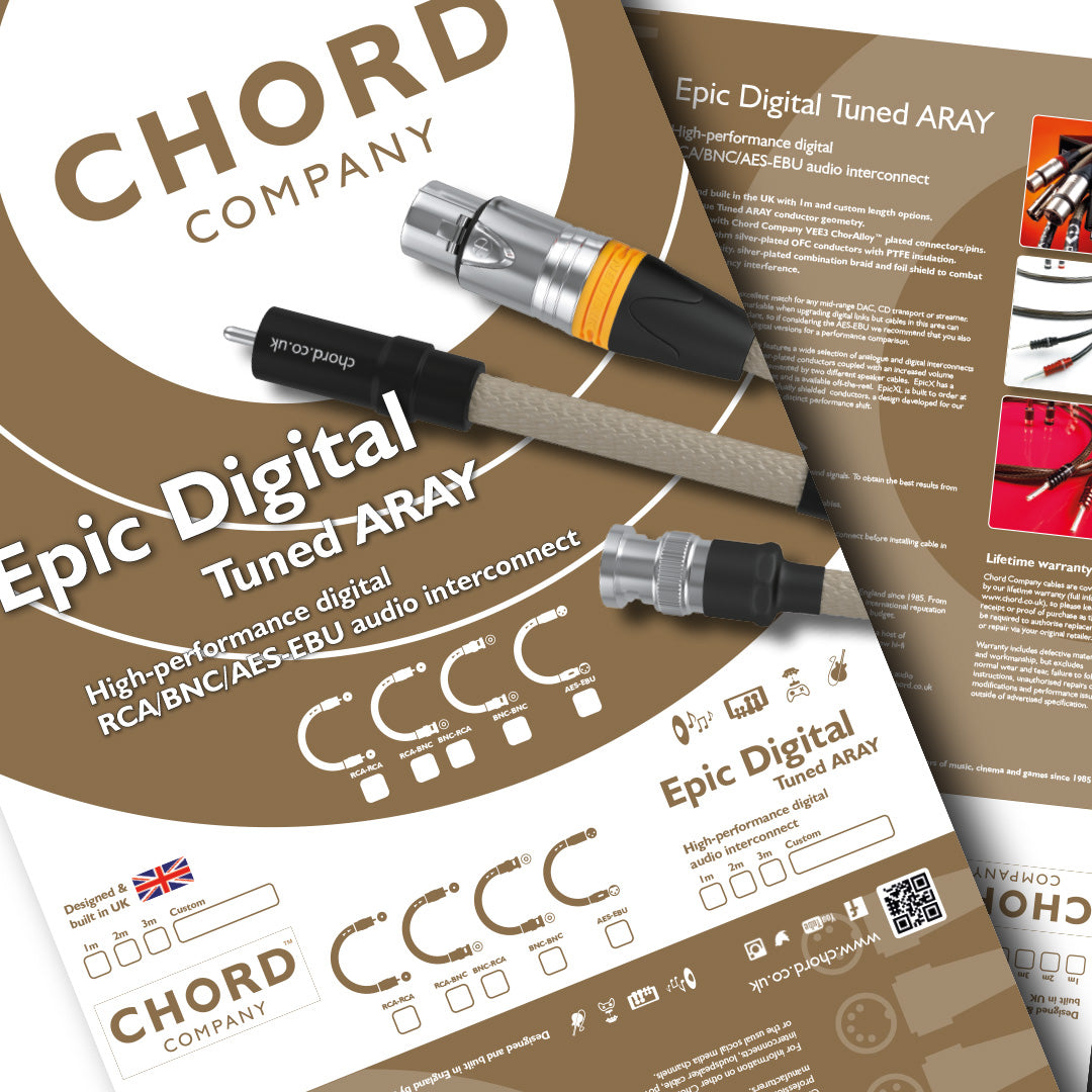 Cable Audio Haute Fidélité Haut parleur Chord Clearway X Cable Audio Haute Fidélité Haut parleur Chord Clearway X