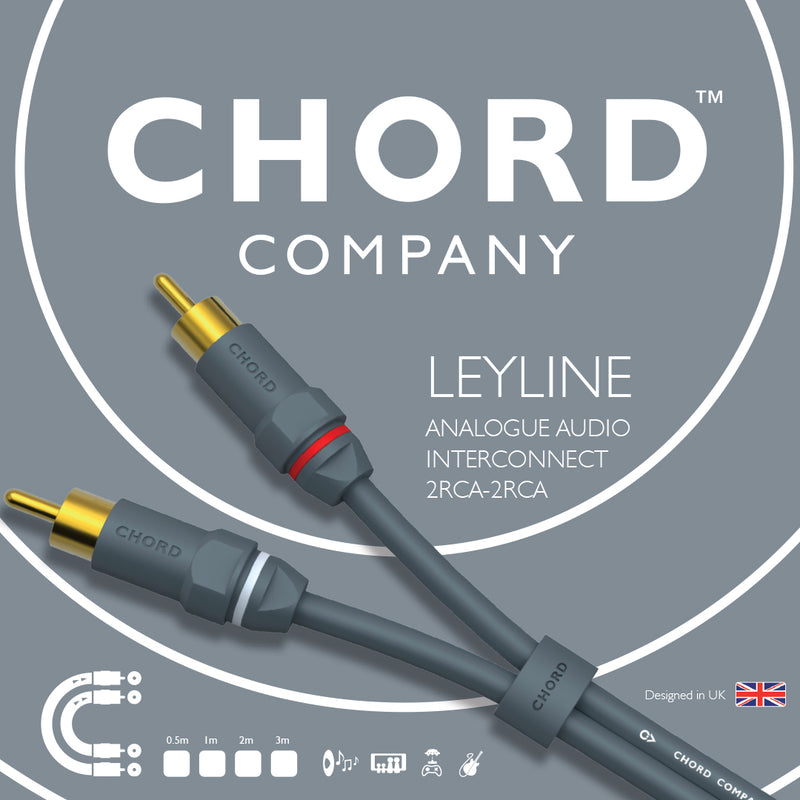 Chord Company Leyline RCA to RCA Interconnects (Pair)