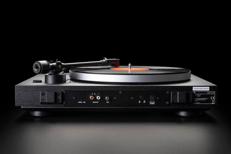Dual CS 429 Fully Automatic Turntable rear view