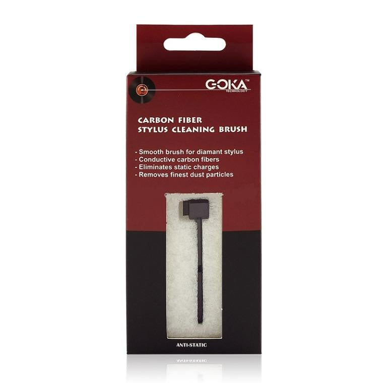 Brosse lisse pour le nettoyage des stylets avec des fibres de carbone conductrices. Élimine les charges statiques et les particules de poussière les plus fines.