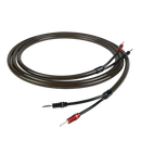 EpicX speaker cables terminated with ChordOhmic 4mm banana connectors and trousers.