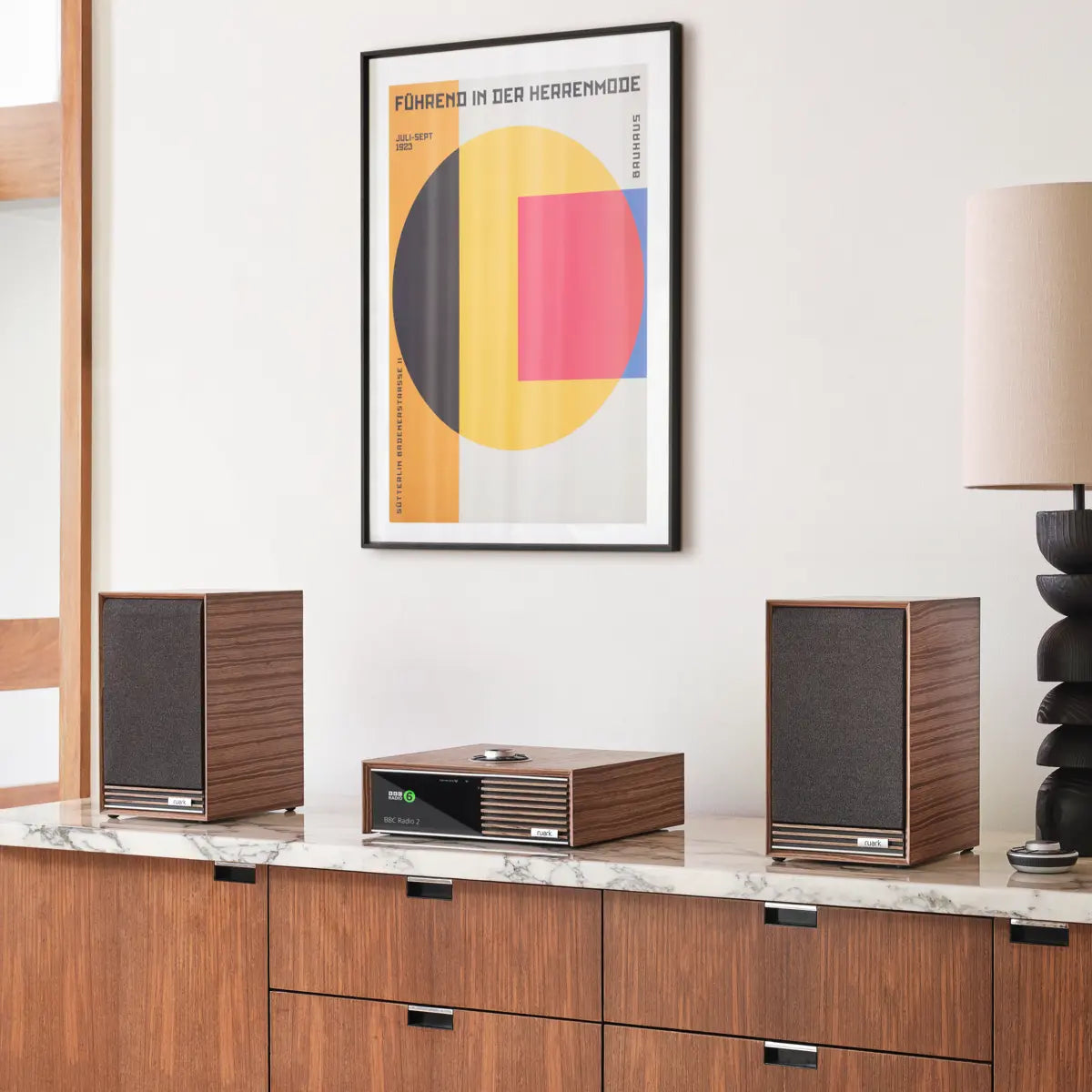Ruark R610 Streaming Amplifier + Sabre-R Bookshelf Haut-parleurs