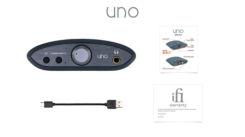iFi Audio Uno Dac quick start guide