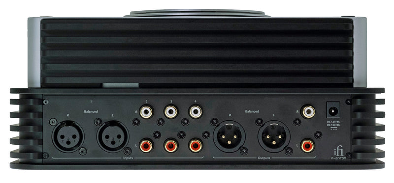 iFi Audio iCAN Phantom Headphone Amplifier rear view