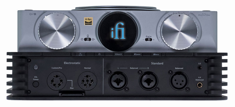 iFi Audio iCAN Phantom Headphone Amplifier front view