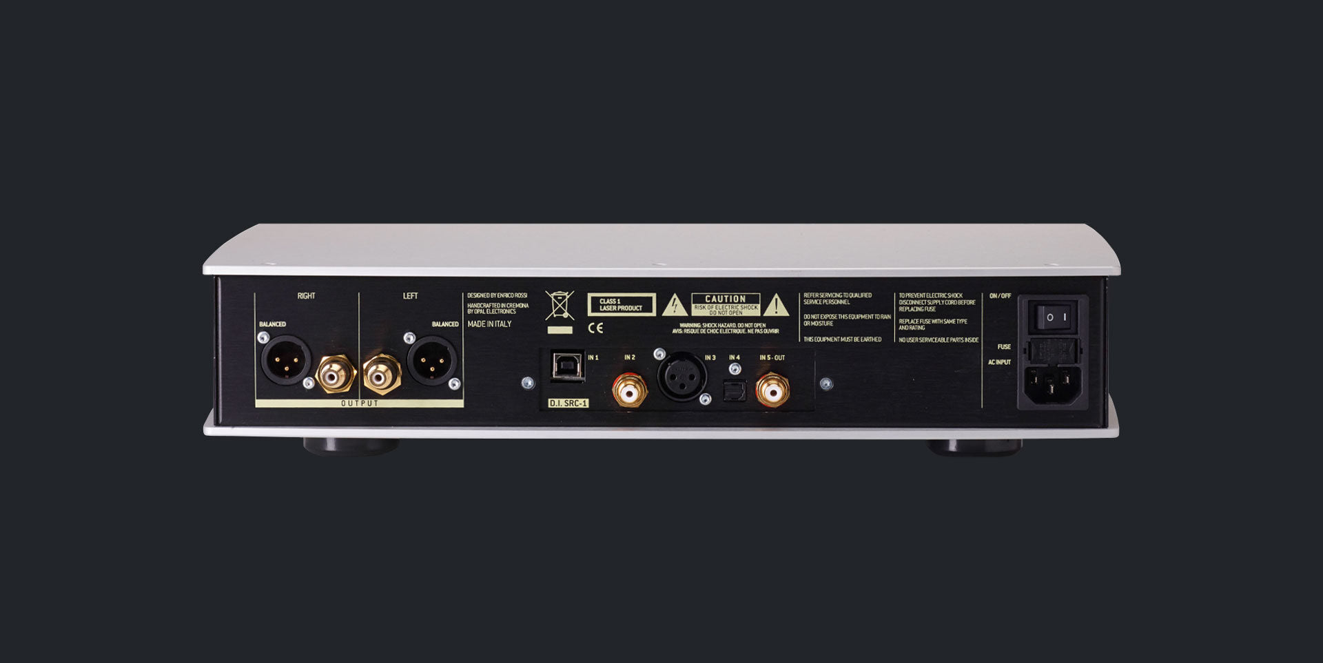 Norma Audio REVO DS-2 Digital Source, rear view