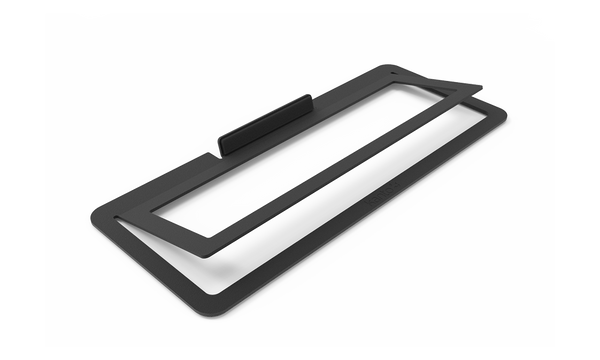 Low-Profile Angled Sound Bar and Center Channel Speaker Stand S10