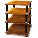 NORSTONE Stabbl 4 Bamboo Shelf, Hi-Fi Audio Rack 