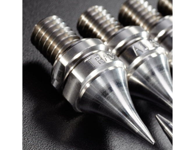 Track Audio spikes offer a huge sonic upgrade. Each Track Audio spike is 1.625" long in total and has a generous 0.75" thread length. Available in M6, M8, M10 and M12 sizes.