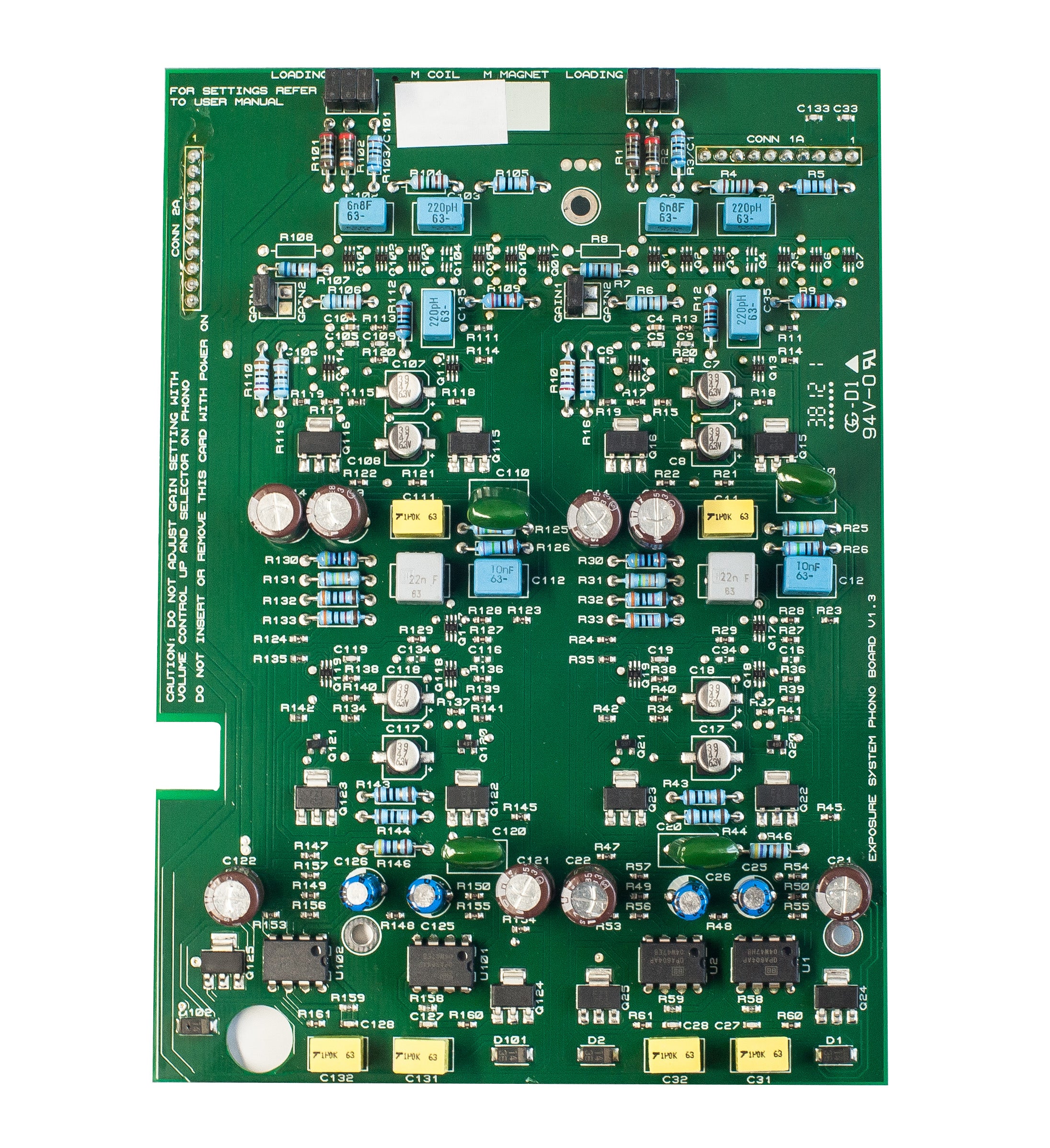 Exposure Electronics 3010S2 Phono card MM, MM phono card , Exposure Electronics USA, Exposure Electronics Canada