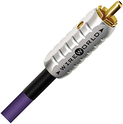 wireworld ultraviolet 8 UVV audio interconnects, rca to rca cables. good rca cables,