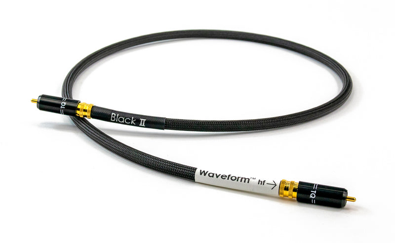 Developed from and improved upon the previous acclaimed waveform cables, this build can be specified as BNC or RCA at one or both ends. The new hf class of waveform cables have improved shielding and has in its tech arsenal some other interesting developments that help the digital signal.
