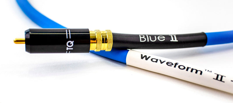 The entry level Blue Waveform II takes over from the original waveform with the same architectural approach to improving digital signals as the other Waveform II digital RCA cables. When you hear the difference you will agree that there might be more going on than a 1 or 0 because hearing is believing.