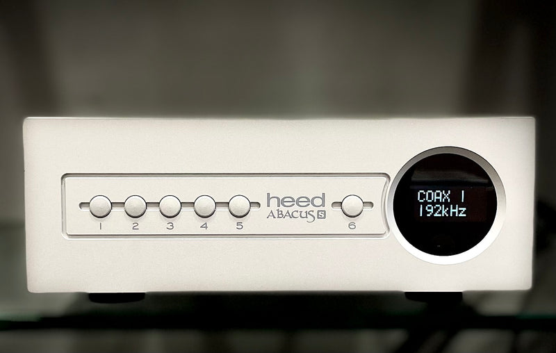Heed Abacus Dac S front view silver