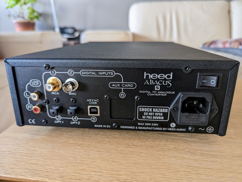 Heed Abacus Dac S Back view