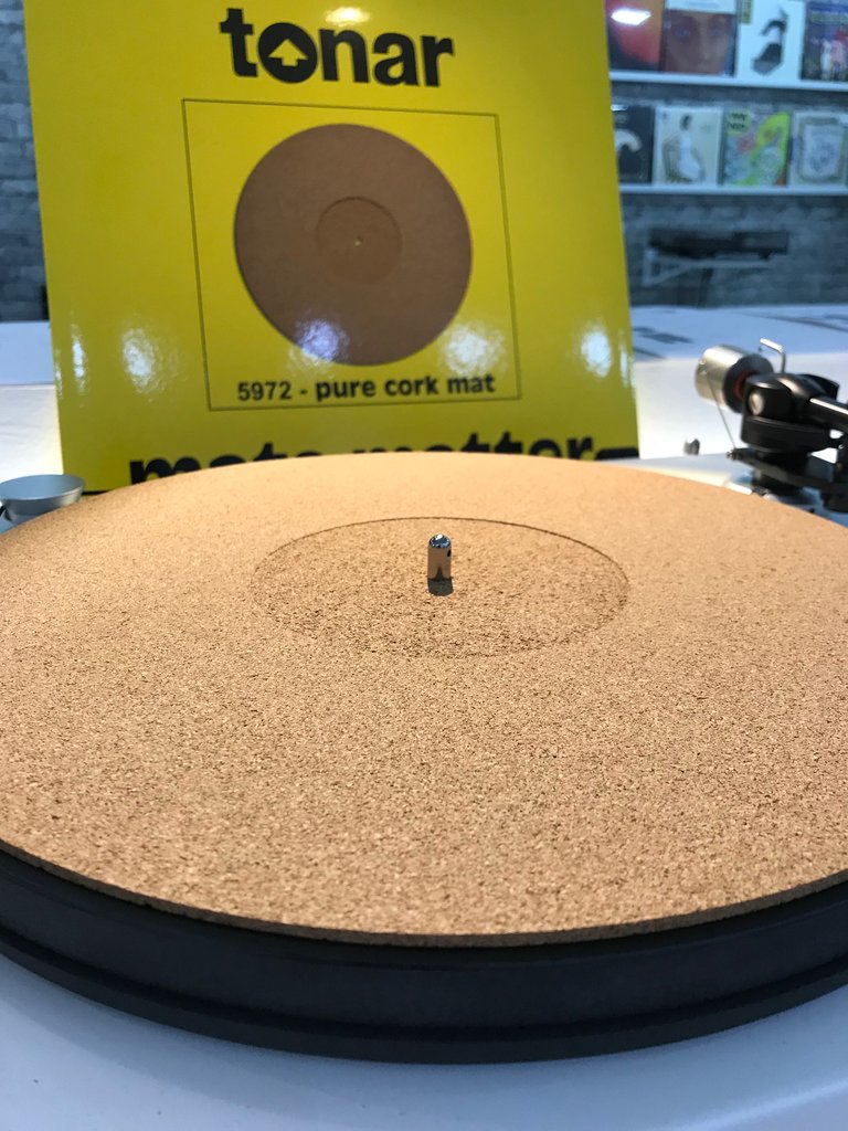 TONAR PURE CORK TURNTABLE MAT, tonar mat, turntable cover