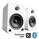 Kanto Speakers Bluetooth YU6 white, Kanto Speakers YU6, Kanto Powered Speakers, speakers for turntable, Kanto Powered speakrs YU6, bluetooth stereo speakers, Speakers YU6, kanto speakers montreal, all in one speakers, Kanto SUBWOOFER, best subwoofer, Kanto YU6 speakers review