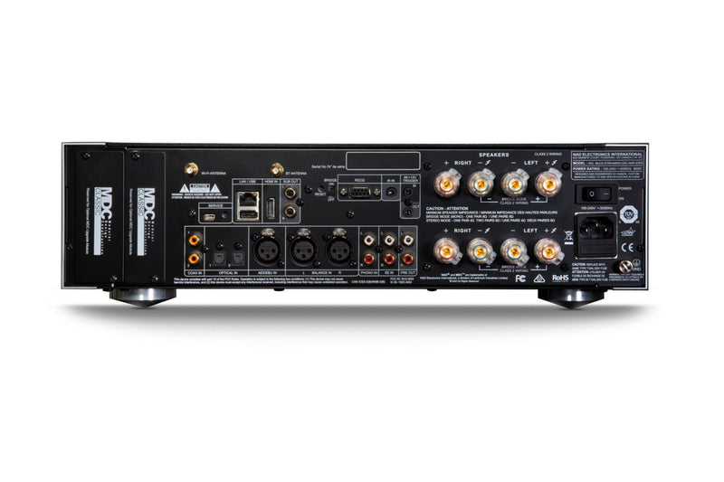 Le M33 BluOS™ enabled DAC/amplifier est un amplificateur de streaming ultra-haute performance avec un superbe son audiophile.