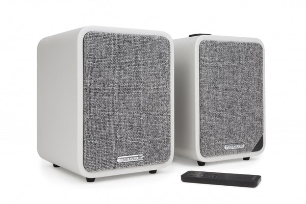 Ruark MR1 MK2 high fidelity wireless desktop speaker, bluetooth speakers, bluetooth desktop speakers, ruark audio north america, ruark audio USA, ruark audio CANADA, RUARK Audio MR1 MK2 white
