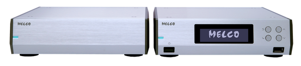The Melco N10 is a two box solution designed to improve sound quality by separating power supply and the head unit.