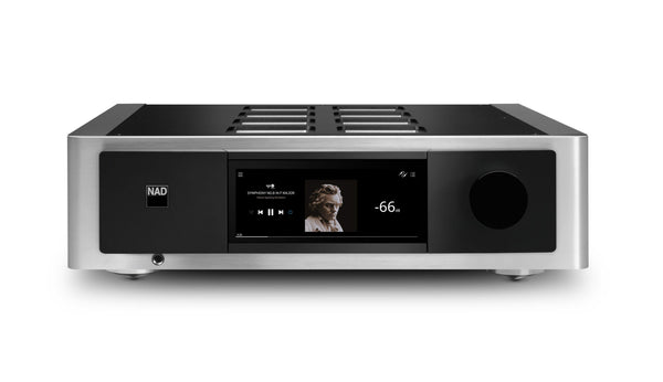 The M33 BluOS™ enabled DAC/amplifier is an ultra-high-performance streaming amplifier with superb audiophile sound.