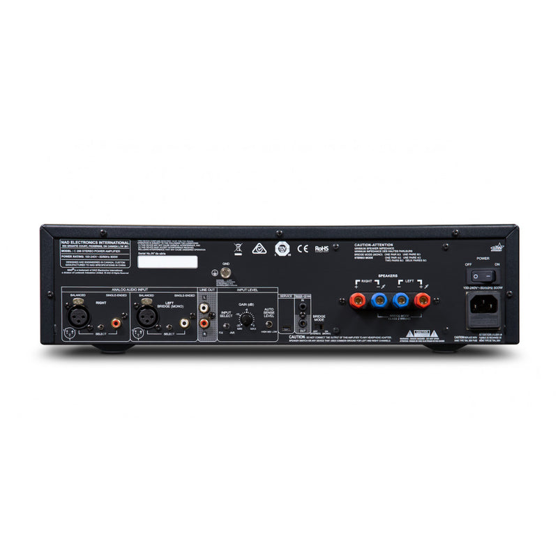 The NAD C 298 stereo power amplifier is based on the Purifi Eigentakt class-D amplifier module