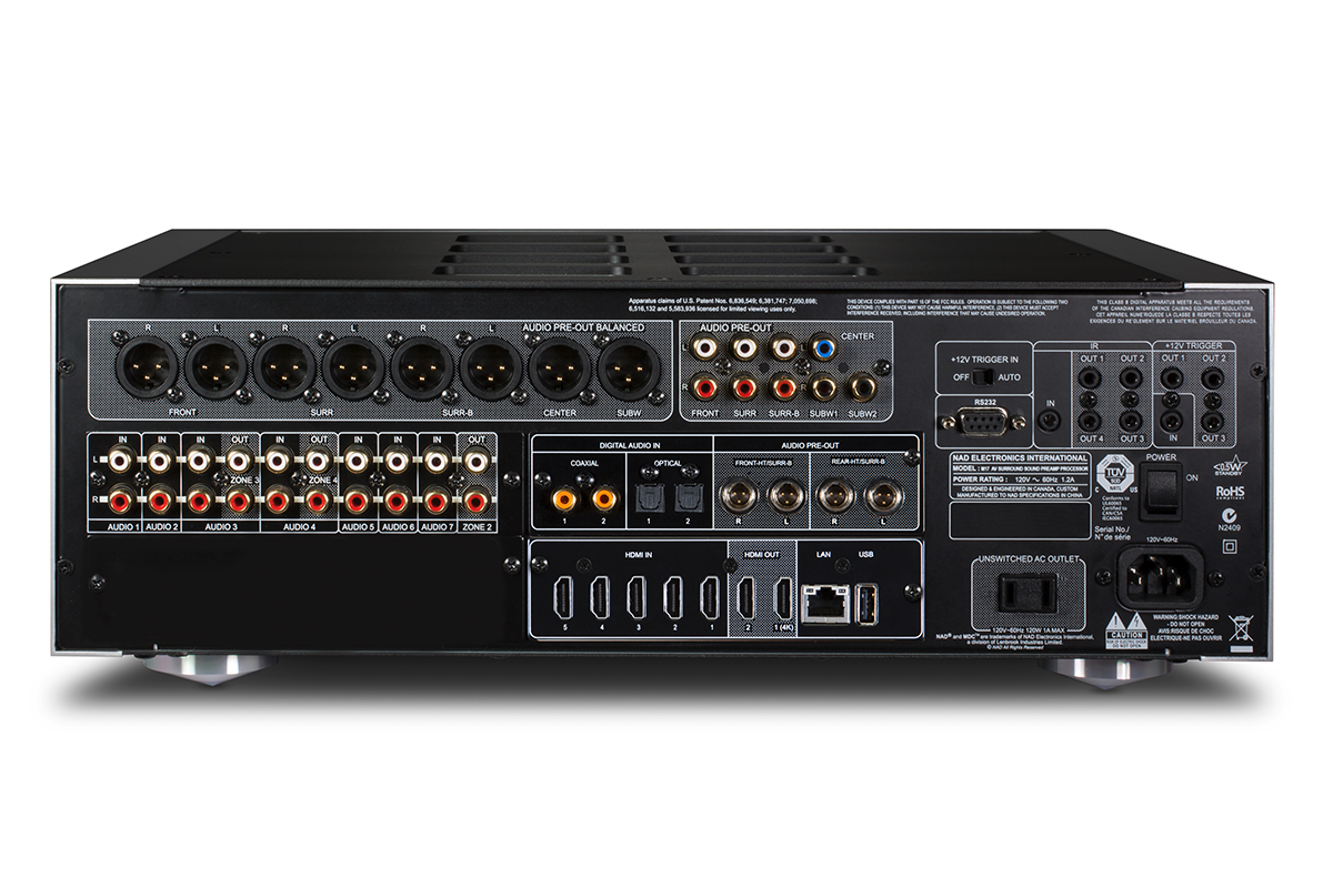 Le M17 V2i poursuit la tâche enviable de représenter les meilleures performances de NAD en matière de son surround.