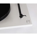 Rega Planar 1 turntable, matt white close up