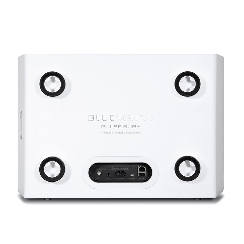 BlueSound PULSE SUB +, bluesound subwoofer, bluesound pulse sub + subwoofer, is a subwoofer necessary ?, PULSE SUB + review, bluesound speakers canada, bluesound speakers usa, wireless subwoofers, BlueSound PULSE SUB + white