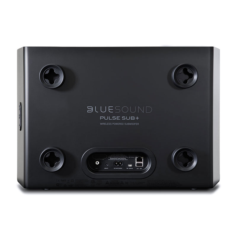 BlueSound PULSE SUB +, bluesound subwoofer, bluesound pulse sub + subwoofer, is a subwoofer necessary ?, PULSE SUB + review, bluesound speakers canada, bluesound speakers usa, wireless subwoofers, BlueSound PULSE SUB + black
