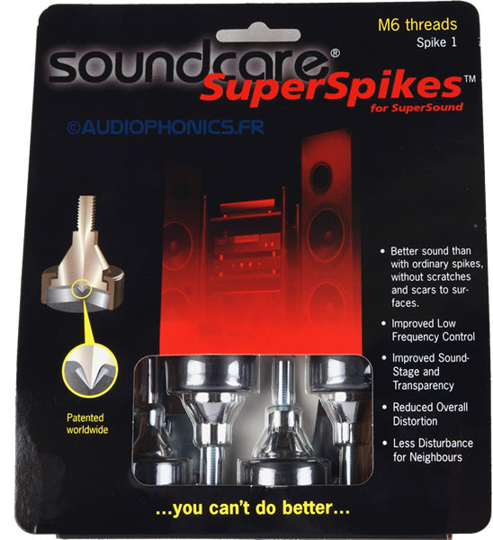 Soundcare SuperSpikes Standard (Set of 4 Spikes)