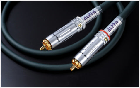 Furutech alpha line cables, Furutech Alpha line 2 RCA balanced audio cable, furutech audio, digital cables