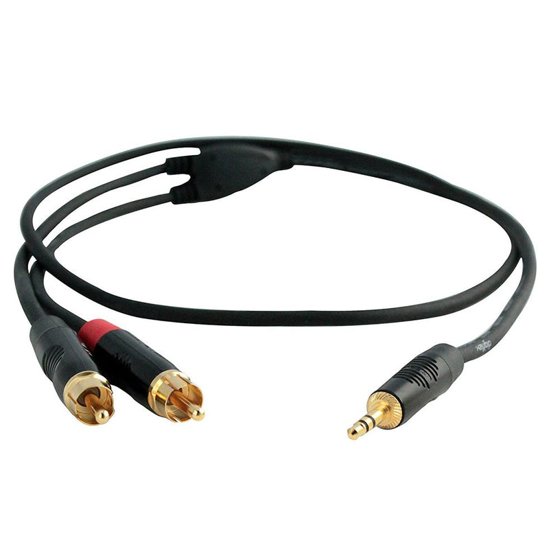 1/8" stereo to 2 RCA, digiflex, interconnects