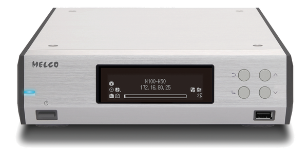 Melco N100 H20 2TB Network Streamer/Server. Le N100 est le modèle demi-format de la bibliothèque musicale numérique MELCO - stockez vos fichiers musicaux locaux de manière ordonnée et lisez la musique avec un USB-DAC ou un lecteur réseau.