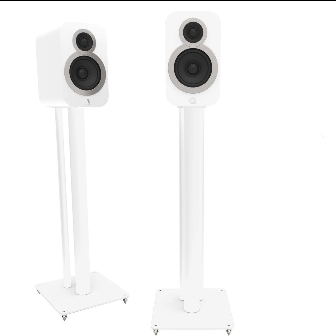 【中古美品】Q Acoustics 3010i スピーカー 白 Q Acoustics FS50 Series Stands